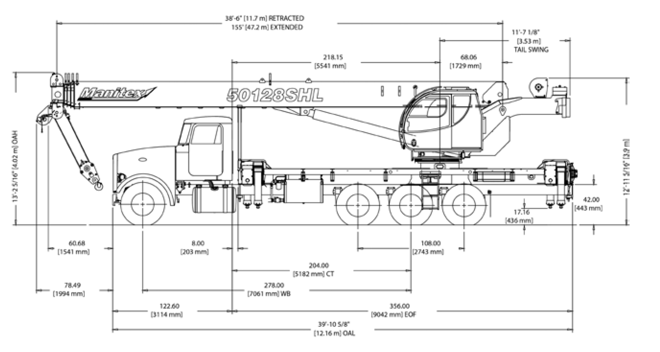 50Ton Manitex Drawing
