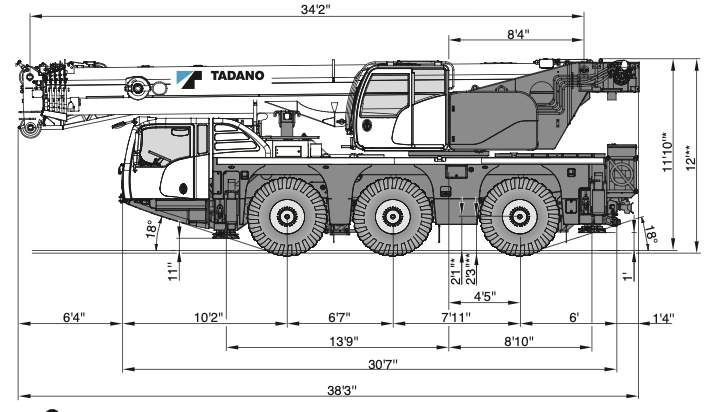 60 Ton Tadano Drawing